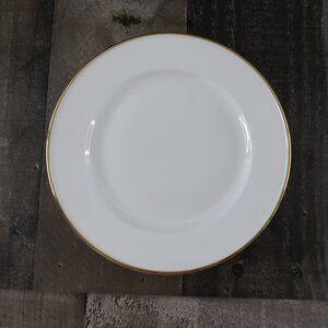 Set of 6 Hutschenreuther Selb 22K Gold Trim Salad Dessert Plates 7.5" Bavaria